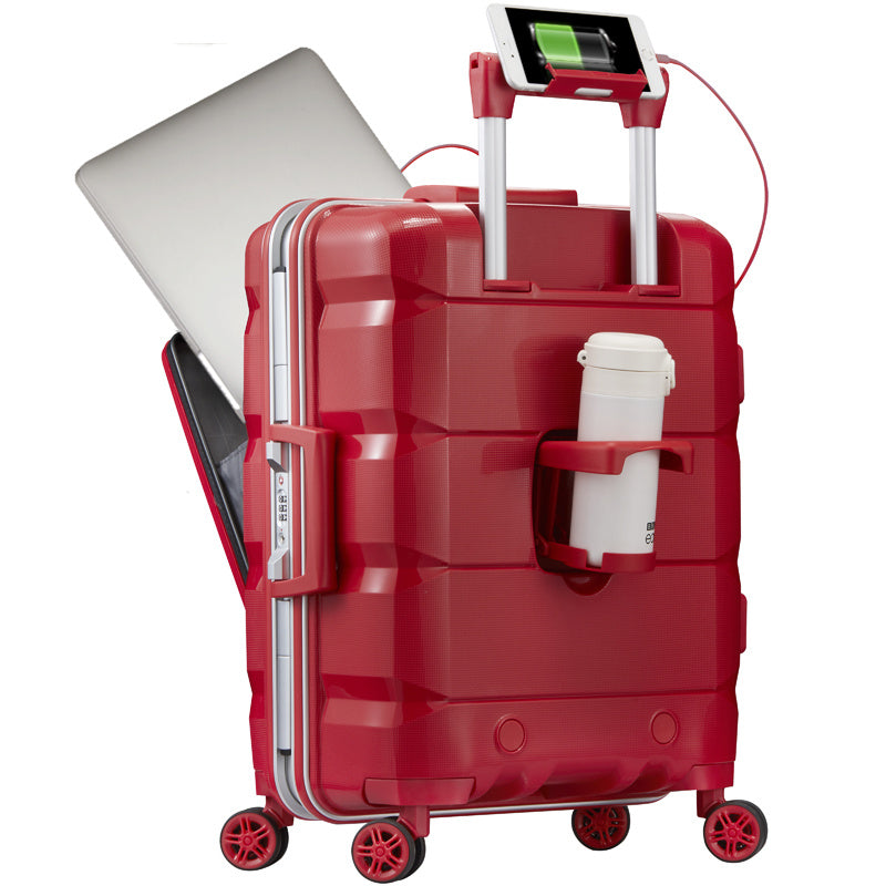 Multifunctional Elegant USB Charging Business Suitcase