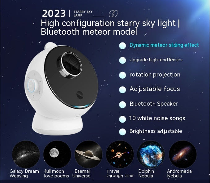 12in1 Shiny Star Meteor Bluetooth Night Projector