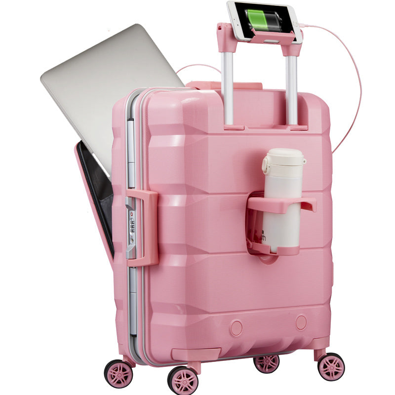 Multifunctional Elegant USB Charging Business Suitcase